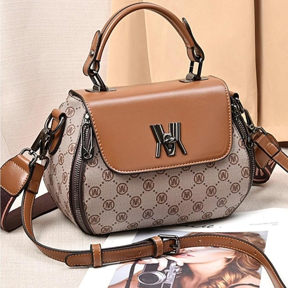 Women’s Elegant Geometric Pattern Crossbody Bag - Picture 1 of 12